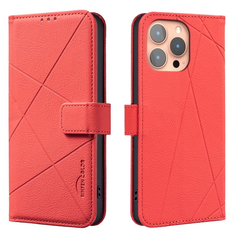 Capa de Telefone em Pele com Padrão Geométrico e RFID, Para iPhone 6 / 7 / 8 / SE, Para iPhone 13 Pro Max, Para iPhone 13 Pro, Para iPhone 12 / 12 Pro, Para iPhone 12 Pro Max, Para iPhone 11 Pro Max, Para iPhone 11, Para iPhone 11 Pro