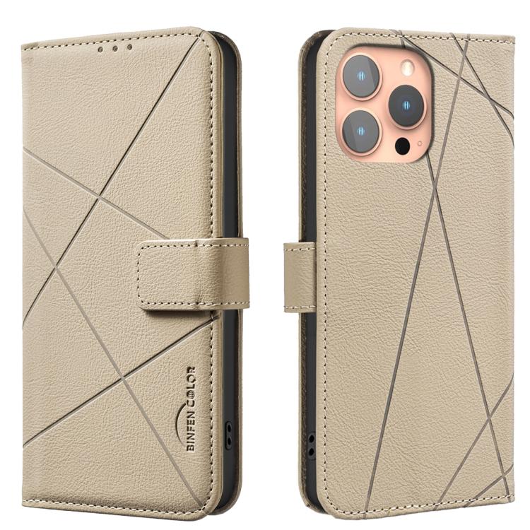 Capa de Telefone em Pele com Padrão Geométrico e RFID, Para iPhone 6 / 7 / 8 / SE, Para iPhone 13 Pro Max, Para iPhone 13 Pro, Para iPhone 12 / 12 Pro, Para iPhone 12 Pro Max, Para iPhone 11 Pro Max, Para iPhone 11, Para iPhone 11 Pro