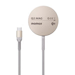 MOMAX UD32L Q2.Mag Portable Qi2 Magnetic Wireless Charger 15W, UD32L