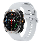 Solid Color Colorful Buckle Silicone Watch Band, For Samsung Galaxy Watch Ultra 47mm / Ultra 2025