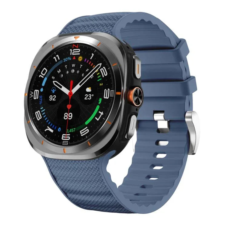 Pulseira de Relógio Desportiva de Silicone de Cor Sólida, Para Samsung Galaxy Watch Ultra 47mm / Ultra 2025