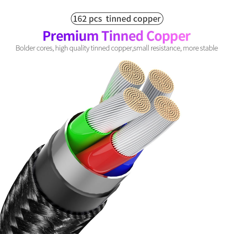 Cabo de Carregamento USB 2.4A para 8 Pinos com Cotovelo Giratório a 180 Graus, 1.2m 8 Pinos, 2m 8 Pinos