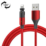 Cabo de Carregamento USB 2.4A para 8 Pinos com Cotovelo Giratório a 180 Graus, 1.2m 8 Pinos, 2m 8 Pinos