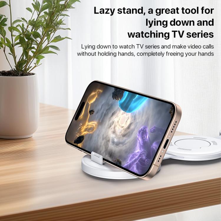 Yesido DS29 Carregador Sem Fios Dobrável 5 em 1 para Telemóvel / Relógio / Auriculares, DS29