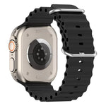 Pulseira de Silicone Oceano xDfind, para Apple Watch 46mm / 49mm / 45mm / 44mm, para Apple Watch 42mm / 41mm / 40mm / 38mm