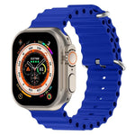 Pulseira de Silicone Oceano xDfind, para Apple Watch 46mm / 49mm / 45mm / 44mm, para Apple Watch 42mm / 41mm / 40mm / 38mm