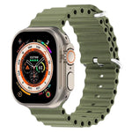 Pulseira de Silicone Oceano xDfind, para Apple Watch 46mm / 49mm / 45mm / 44mm, para Apple Watch 42mm / 41mm / 40mm / 38mm