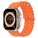 Pulseira de Silicone Oceano xDfind, para Apple Watch 46mm / 49mm / 45mm / 44mm, para Apple Watch 42mm / 41mm / 40mm / 38mm