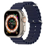 Pulseira de Silicone Oceano xDfind, para Apple Watch 46mm / 49mm / 45mm / 44mm, para Apple Watch 42mm / 41mm / 40mm / 38mm