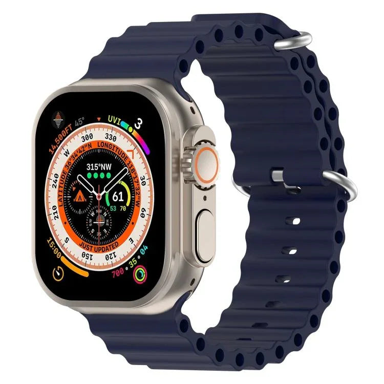 Pulseira de Silicone Oceano xDfind, para Apple Watch 46mm / 49mm / 45mm / 44mm, para Apple Watch 42mm / 41mm / 40mm / 38mm
