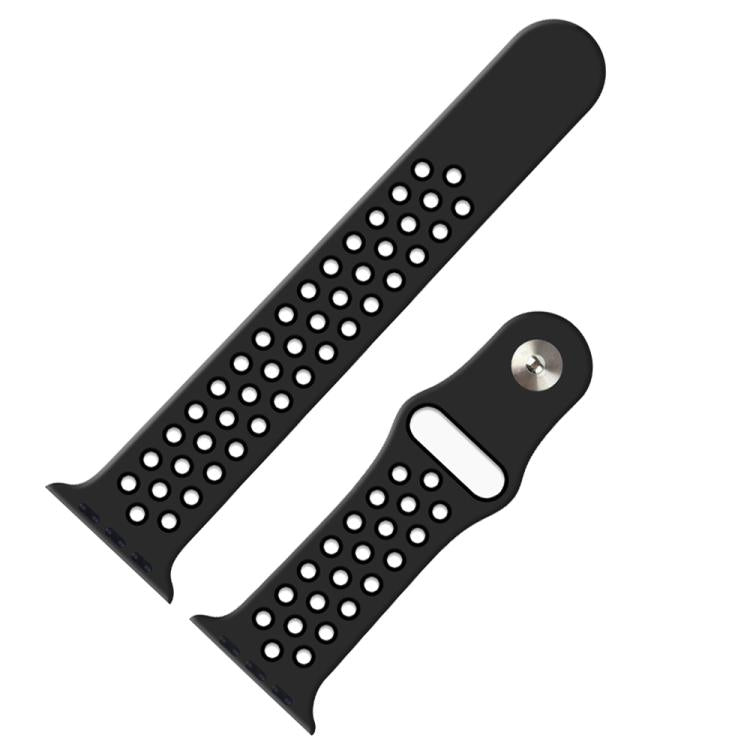 Pulseira Desportiva de Silicone Bicolor xDfind, para Apple Watch 46mm / 49mm / 45mm / 44mm, para Apple Watch 42mm / 41mm / 40mm / 38mm