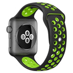 Pulseira Desportiva de Silicone Bicolor xDfind, para Apple Watch 46mm / 49mm / 45mm / 44mm, para Apple Watch 42mm / 41mm / 40mm / 38mm