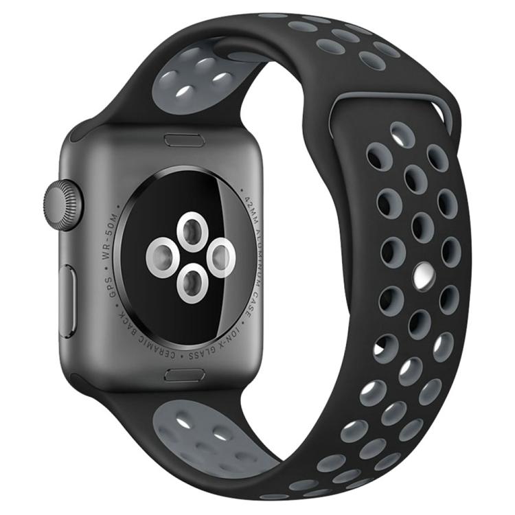 Pulseira Desportiva de Silicone Bicolor xDfind, para Apple Watch 46mm / 49mm / 45mm / 44mm, para Apple Watch 42mm / 41mm / 40mm / 38mm