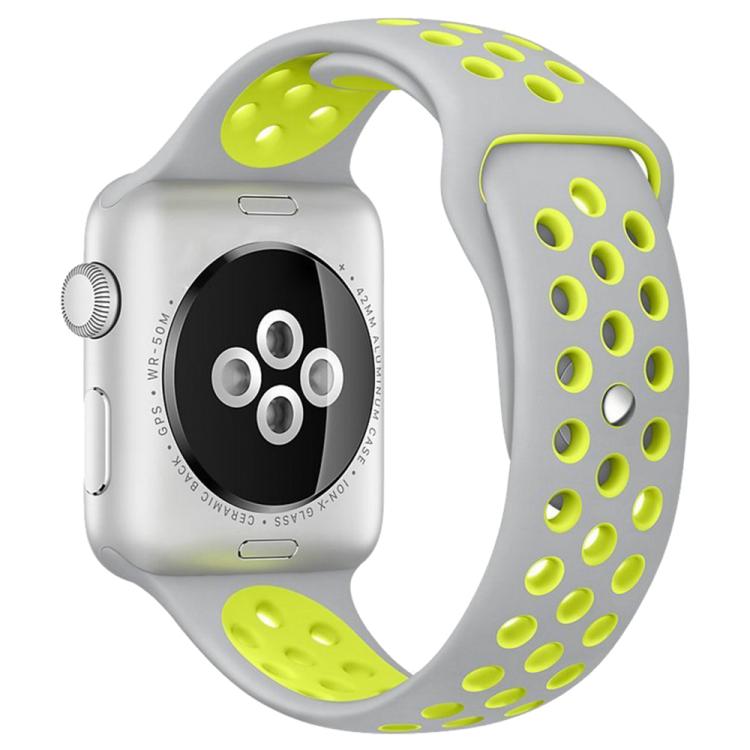 Pulseira Desportiva de Silicone Bicolor xDfind, para Apple Watch 46mm / 49mm / 45mm / 44mm, para Apple Watch 42mm / 41mm / 40mm / 38mm