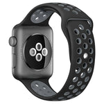 Pulseira Desportiva de Silicone Bicolor xDfind, para Apple Watch 46mm / 49mm / 45mm / 44mm, para Apple Watch 42mm / 41mm / 40mm / 38mm