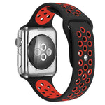 Pulseira Desportiva de Silicone Bicolor xDfind, para Apple Watch 46mm / 49mm / 45mm / 44mm, para Apple Watch 42mm / 41mm / 40mm / 38mm