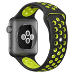 Pulseira Desportiva de Silicone Bicolor xDfind, para Apple Watch 46mm / 49mm / 45mm / 44mm, para Apple Watch 42mm / 41mm / 40mm / 38mm