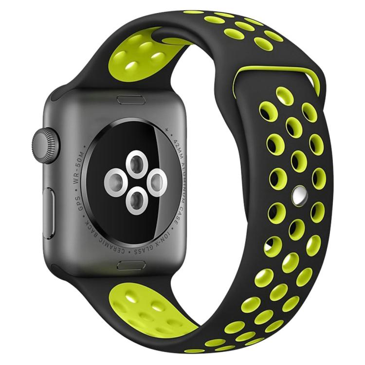 Pulseira Desportiva de Silicone Bicolor xDfind, para Apple Watch 46mm / 49mm / 45mm / 44mm, para Apple Watch 42mm / 41mm / 40mm / 38mm
