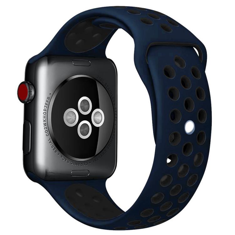 Pulseira Desportiva de Silicone Bicolor xDfind, para Apple Watch 46mm / 49mm / 45mm / 44mm, para Apple Watch 42mm / 41mm / 40mm / 38mm