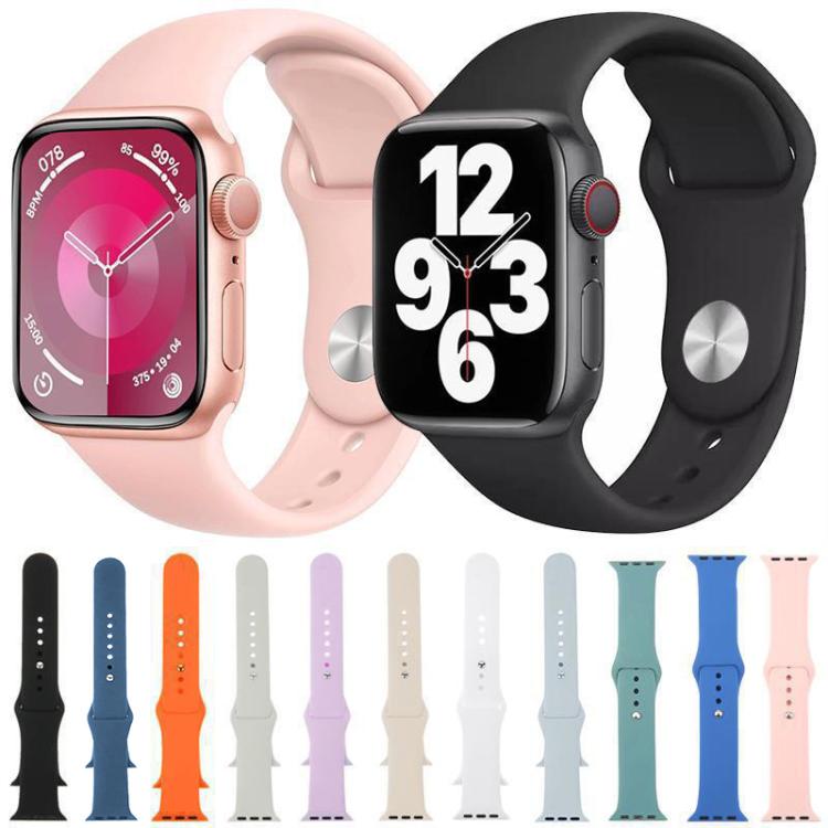 Pulseira Desportiva de Silicone de Cor Sólida xDfind, para Apple Watch 46mm / 49mm / 45mm / 44mm, para Apple Watch 42mm / 41mm / 40mm / 38mm