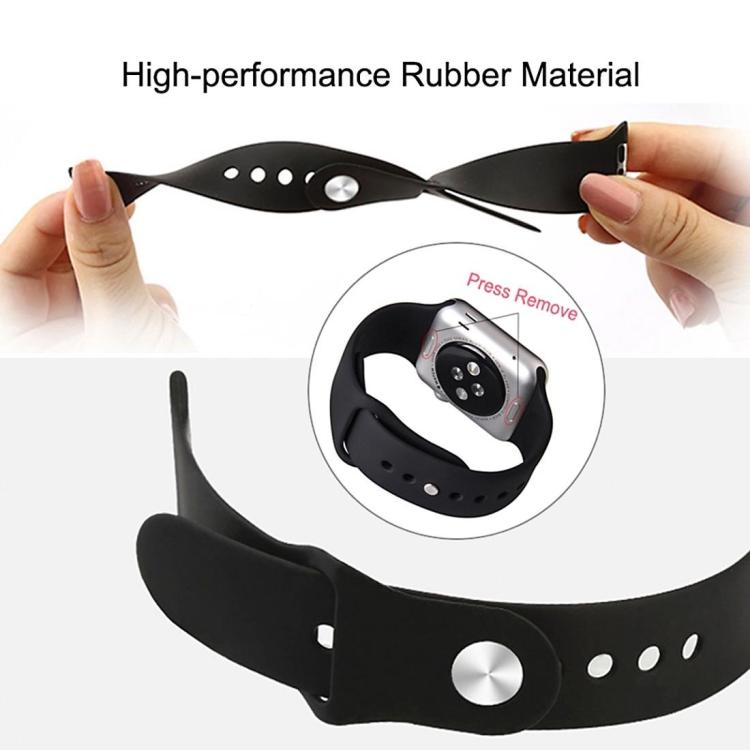 Pulseira Desportiva de Silicone de Cor Sólida xDfind, para Apple Watch 46mm / 49mm / 45mm / 44mm, para Apple Watch 42mm / 41mm / 40mm / 38mm