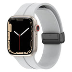 Pulseira de Silicone com Fivela Magnética de Cor Sólida xDfind, para Apple Watch 46mm / 49mm / 45mm / 44mm, para Apple Watch 42mm / 41mm / 40mm / 38mm