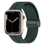 Pulseira de Silicone com Fivela Magnética de Cor Sólida xDfind, para Apple Watch 46mm / 49mm / 45mm / 44mm, para Apple Watch 42mm / 41mm / 40mm / 38mm