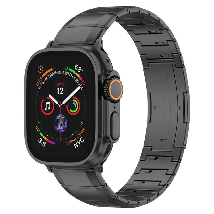 Pulseira com Fivela de Titânio Puro de Uma Conta, para Apple Watch 46mm / 49mm / 45mm / 44mm, para Apple Watch 42mm / 41mm / 40mm / 38mm