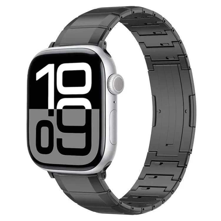 Pulseira com Fivela de Titânio Puro de Uma Conta, para Apple Watch 46mm / 49mm / 45mm / 44mm, para Apple Watch 42mm / 41mm / 40mm / 38mm