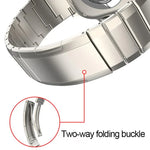 Pulseira com Fivela de Titânio Puro de Uma Conta, para Apple Watch 46mm / 49mm / 45mm / 44mm, para Apple Watch 42mm / 41mm / 40mm / 38mm
