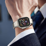 Pulseira com Fivela de Titânio Puro de Uma Conta, para Apple Watch 46mm / 49mm / 45mm / 44mm, para Apple Watch 42mm / 41mm / 40mm / 38mm