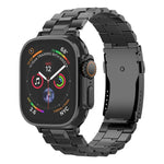 Bracelete de Relógio Destacável em Titânio com Fivela T em Forma de Tartaruga, Para Apple Watch 46mm / 49mm / 45mm / 44mm, Para Apple Watch 42mm / 41mm / 40mm / 38mm