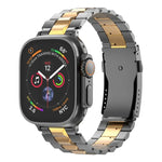 Bracelete de Relógio Destacável em Titânio com Fivela T em Forma de Tartaruga, Para Apple Watch 46mm / 49mm / 45mm / 44mm, Para Apple Watch 42mm / 41mm / 40mm / 38mm