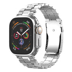 Bracelete de Relógio Destacável em Titânio com Fivela T em Forma de Tartaruga, Para Apple Watch 46mm / 49mm / 45mm / 44mm, Para Apple Watch 42mm / 41mm / 40mm / 38mm