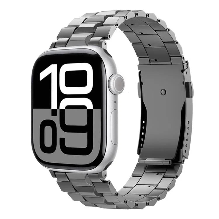 Bracelete de Relógio Destacável em Titânio com Fivela T em Forma de Tartaruga, Para Apple Watch 46mm / 49mm / 45mm / 44mm, Para Apple Watch 42mm / 41mm / 40mm / 38mm