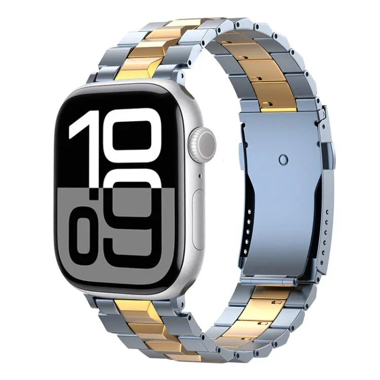 Bracelete de Relógio Destacável em Titânio com Fivela T em Forma de Tartaruga, Para Apple Watch 46mm / 49mm / 45mm / 44mm, Para Apple Watch 42mm / 41mm / 40mm / 38mm