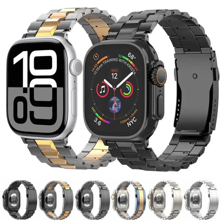 Bracelete de Relógio Destacável em Titânio com Fivela T em Forma de Tartaruga, Para Apple Watch 46mm / 49mm / 45mm / 44mm, Para Apple Watch 42mm / 41mm / 40mm / 38mm