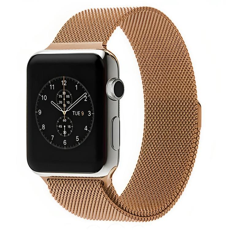 Pulseira de Metal Magnética Milanesa xDfind, para Apple Watch 46mm / 49mm / 45mm / 44mm, para Apple Watch 42mm / 41mm / 40mm / 38mm