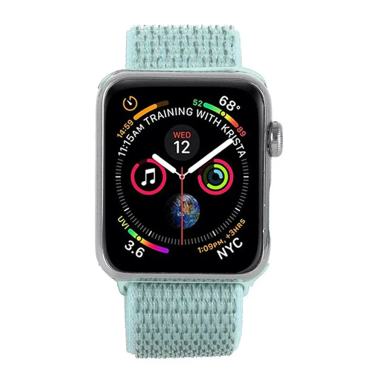 Pulseira de Nylon com Fecho de Gancho e Argola xDfind, para Apple Watch 42mm / 41mm / 40mm / 38mm
