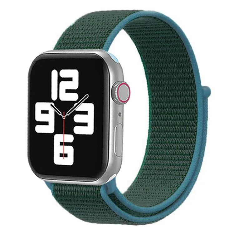 Pulseira de Nylon com Fecho de Gancho e Argola xDfind, para Apple Watch 42mm / 41mm / 40mm / 38mm