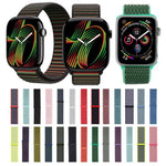 Pulseira de Nylon com Fecho de Gancho e Argola xDfind, para Apple Watch 42mm / 41mm / 40mm / 38mm