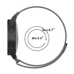 Pulseira de Relógio em Aço Inoxidável com Fecho Rápido Magnético Milan xDfind, Para Samsung Galaxy Watch7 / FE / 6 / 5 / 4