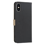 Capa de Telemóvel em Pele com Padrão Floral Oco e Costura Colorida com RFID, Para iPhone XS Max, Para iPhone 6 Plus / 7 Plus / 8 Plus, Para iPhone 6 / 7 / 8
