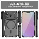 Capa de telemóvel magnética Armor Glaze MagSafe, para iPhone 17 Pro Max, para iPhone 17 Pro, para iPhone 17, para iPhone Air