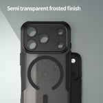 Capa de telemóvel magnética Armor Glaze MagSafe, para iPhone 17 Pro Max, para iPhone 17 Pro, para iPhone 17, para iPhone Air