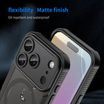 Capa de telemóvel magnética Armor Glaze MagSafe, para iPhone 17 Pro Max, para iPhone 17 Pro, para iPhone 17, para iPhone Air