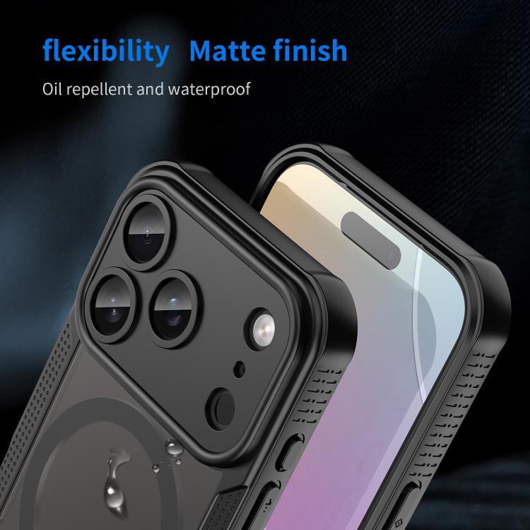 Capa de telemóvel magnética Armor Glaze MagSafe, para iPhone 17 Pro Max, para iPhone 17 Pro, para iPhone 17, para iPhone Air