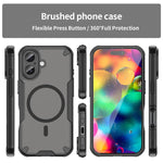 Capa de telemóvel magnética Armor Glaze MagSafe, para iPhone 17 Pro Max, para iPhone 17 Pro, para iPhone 17, para iPhone Air