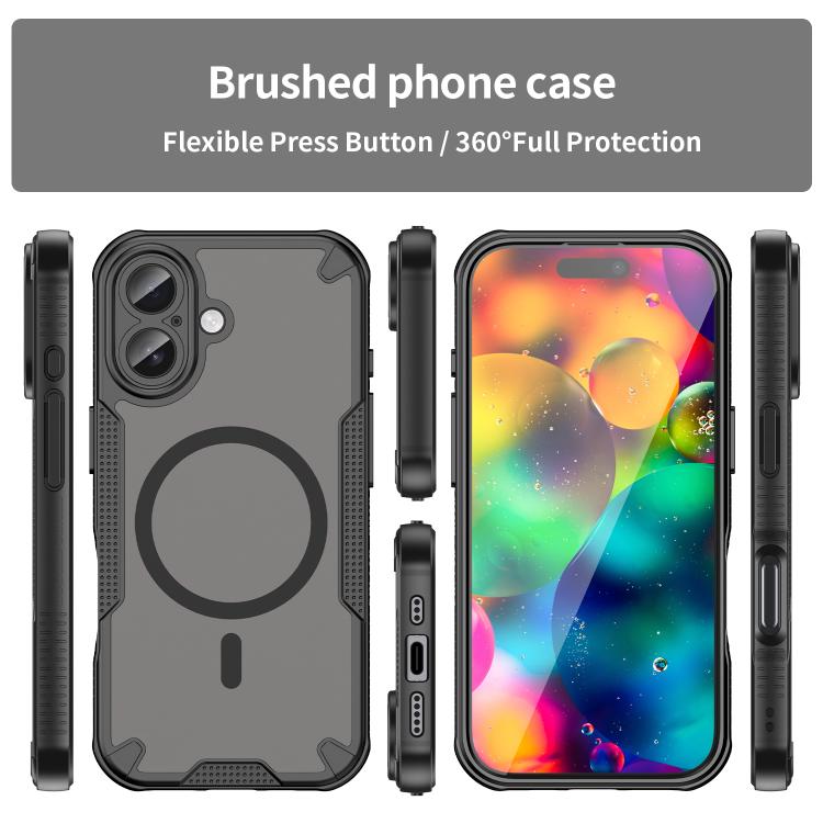 Capa de telemóvel magnética Armor Glaze MagSafe, para iPhone 17 Pro Max, para iPhone 17 Pro, para iPhone 17, para iPhone Air