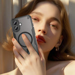 Capa de telemóvel magnética Armor Glaze MagSafe, para iPhone 17 Pro Max, para iPhone 17 Pro, para iPhone 17, para iPhone Air